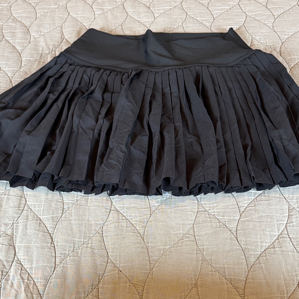 ALO Yoga Black Skater Skirt